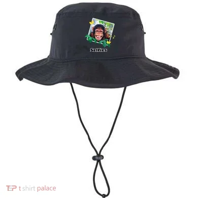 Selfies - Chimp Funny Selfie  Bucket Hat