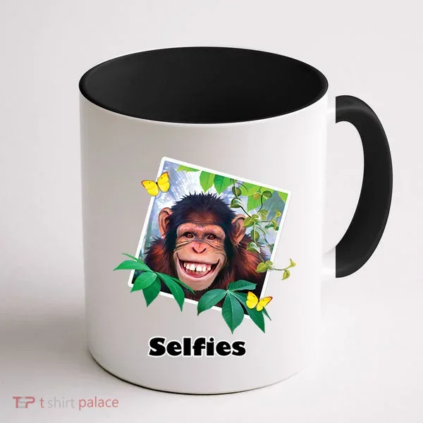 Selfies - Chimp Funny Selfie  Coffee Mug
