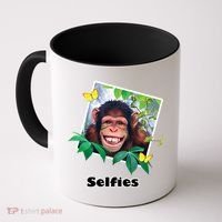 Selfies - Chimp Funny Selfie  Coffee Mug thumb 0