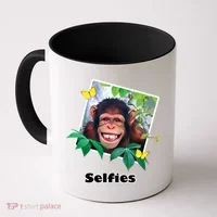 Selfies - Chimp Funny Selfie  Coffee Mug thumb 0