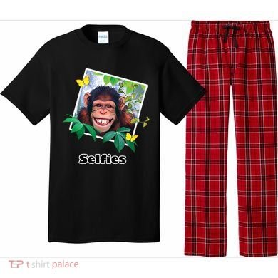 Selfies - Chimp Funny Selfie  Pajama Set