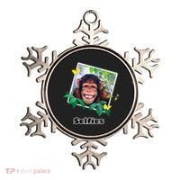 Selfies - Chimp Funny Selfie  Ornament thumb 0
