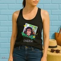 Selfies - Chimp Funny Selfie  Women's Tank Top thumb 2