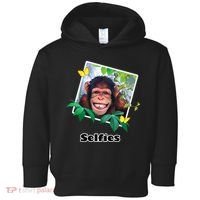 Selfies - Chimp Funny Selfie  Toddler Hoodie thumb 0