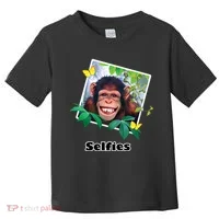 Selfies - Chimp Funny Selfie  Toddler T-Shirt thumb 0