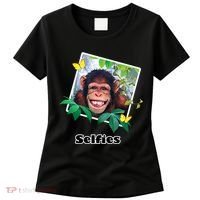 Selfies - Chimp Funny Selfie  Women's T-Shirt thumb 0