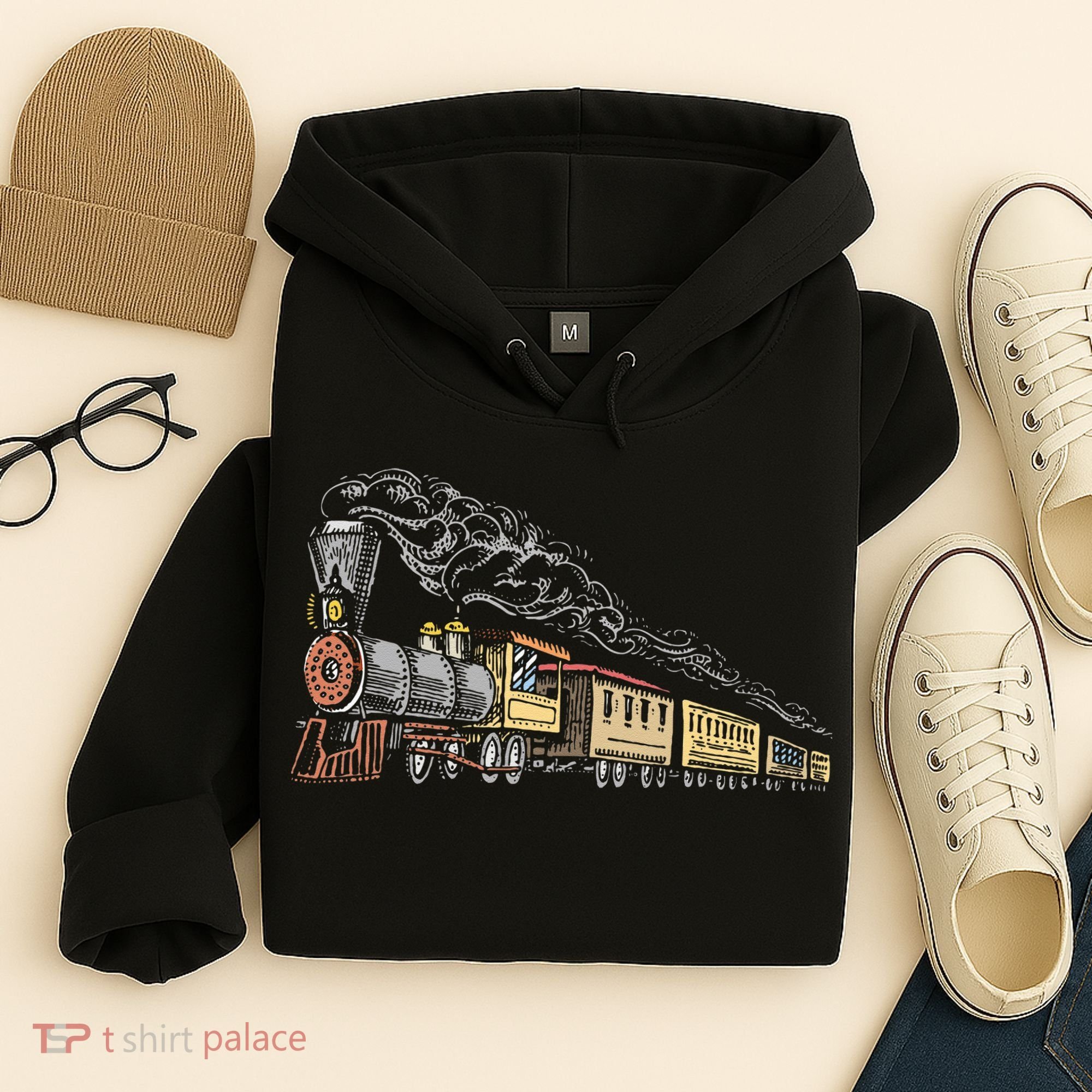 Steam Engine Model Train Lover Railwayman Driver Railroad Hoodie