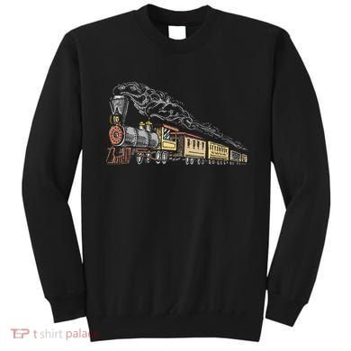 Steam Engine Model Train Lover Railwayman Driver Railroad Sweatshirt