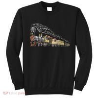 Steam Engine Model Train Lover Railwayman Driver Railroad Sweatshirt thumb 0