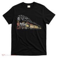 Steam Engine Model Train Lover Railwayman Driver Railroad T-Shirt thumb 0