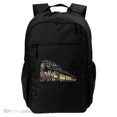 Steam Engine Model Train Lover Railwayman Driver Railroad Backpack