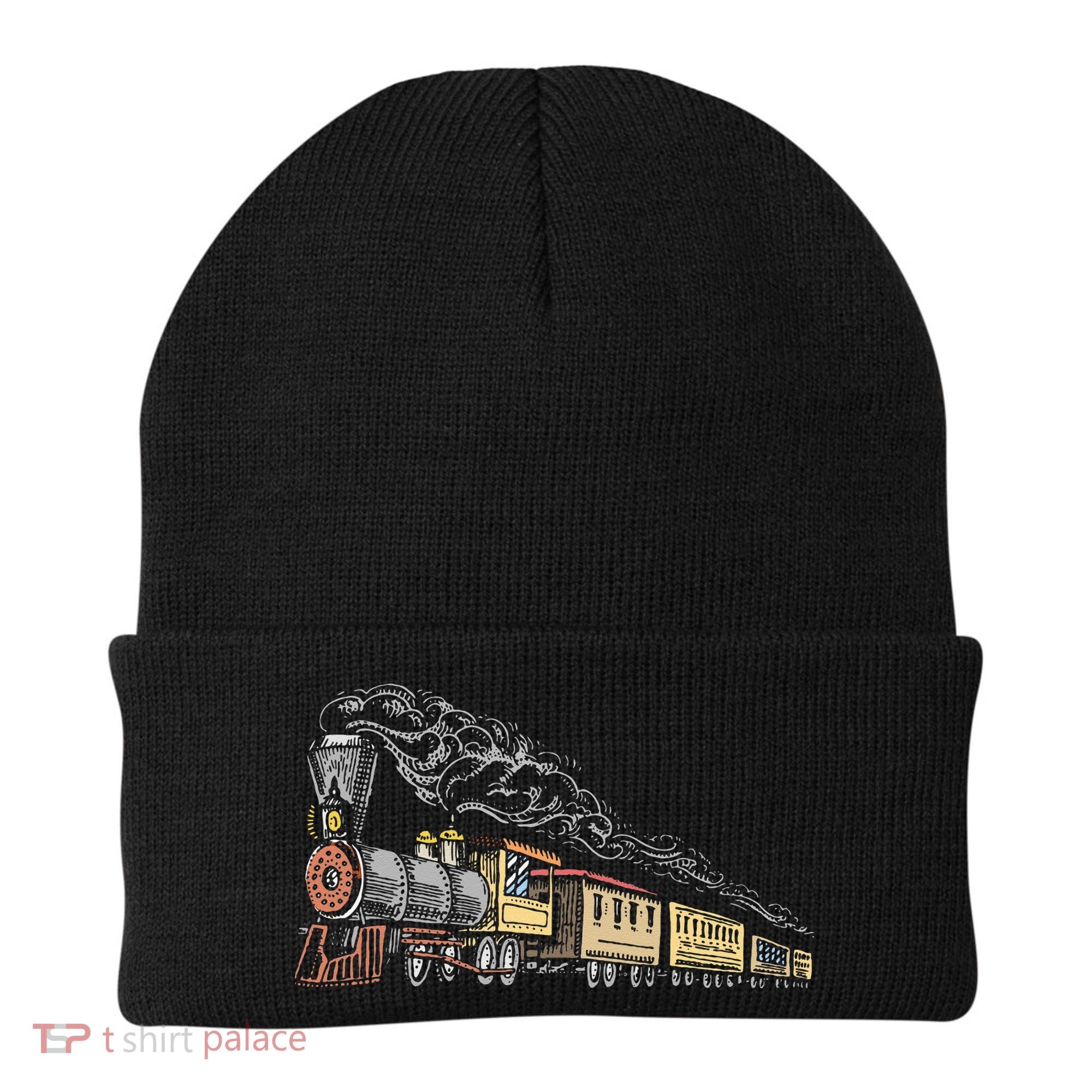 Steam Engine Model Train Lover Railwayman Driver Railroad Beanie