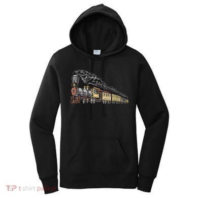 Steam Engine Model Train Lover Railwayman Driver Railroad Women's Hoodie