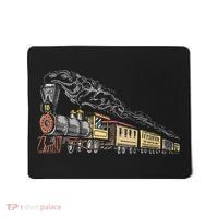 Steam Engine Model Train Lover Railwayman Driver Railroad Mousepad thumb 0