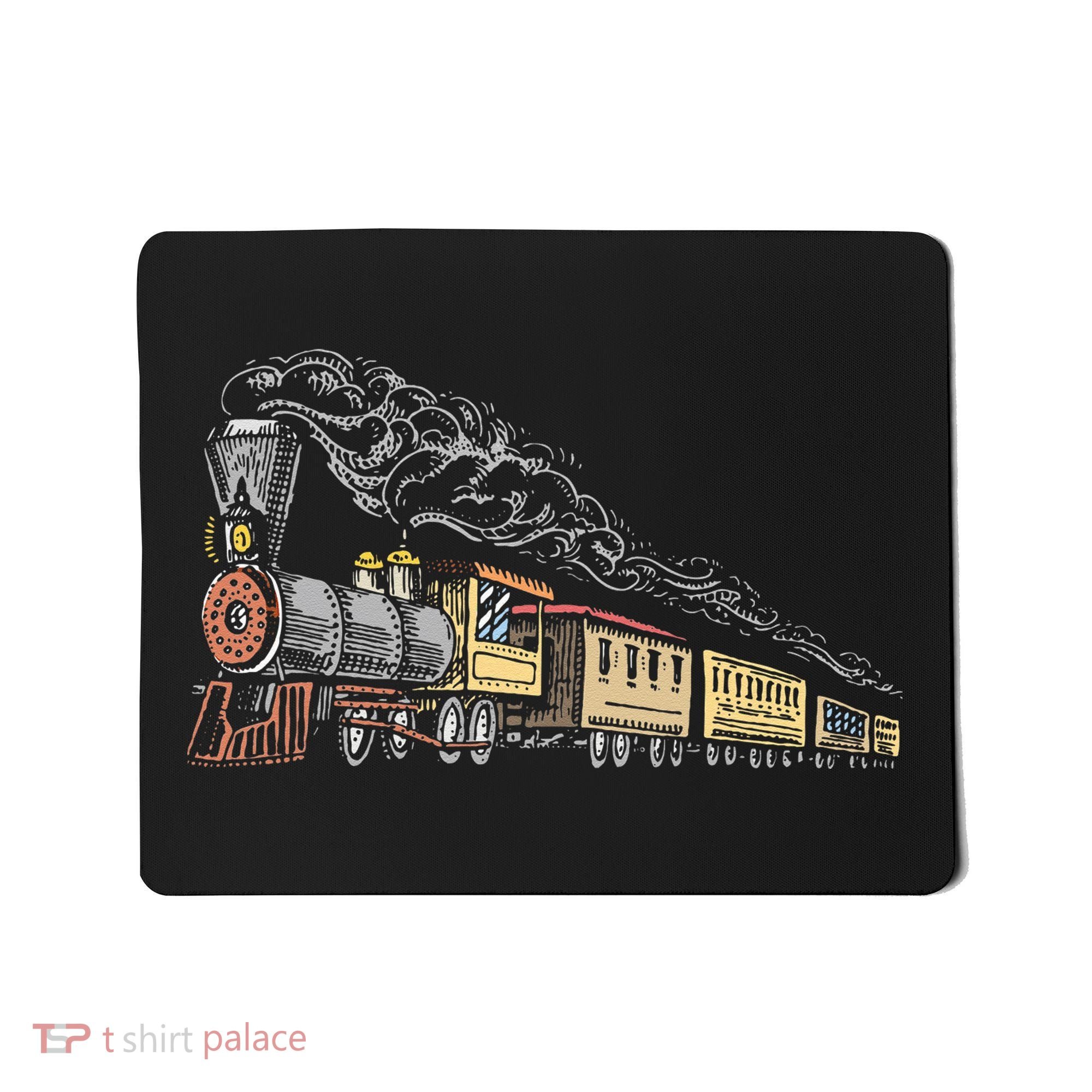 Steam Engine Model Train Lover Railwayman Driver Railroad Mousepad