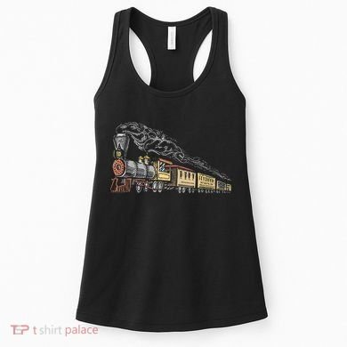 Steam Engine Model Train Lover Railwayman Driver Railroad Women's Tank Top