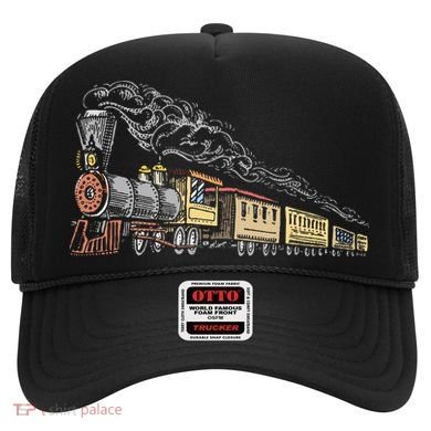 Steam Engine Model Train Lover Railwayman Driver Railroad Hat