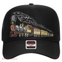 Steam Engine Model Train Lover Railwayman Driver Railroad Hat thumb 0