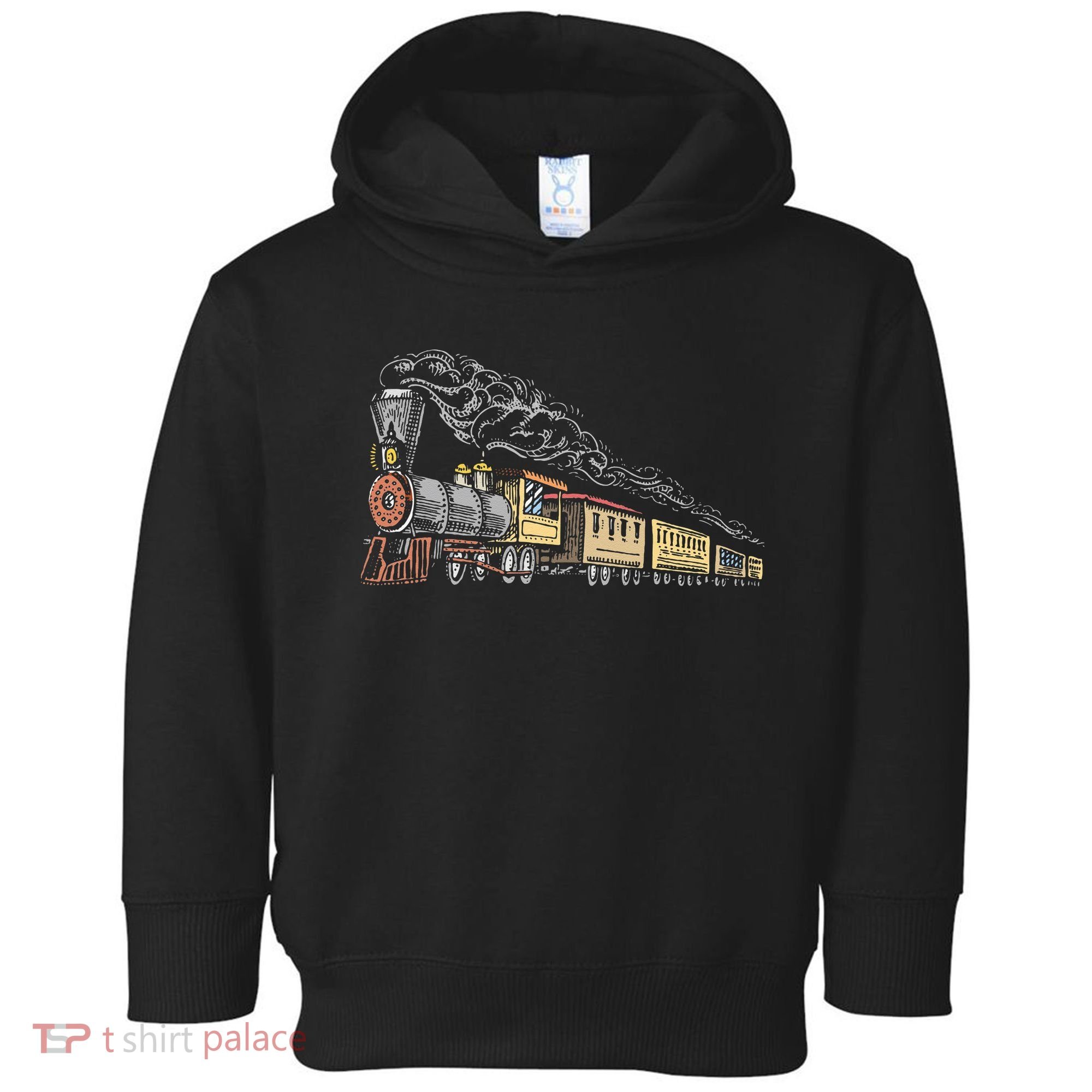 Steam Engine Model Train Lover Railwayman Driver Railroad Toddler Hoodie