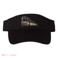 Steam Engine Model Train Lover Railwayman Driver Railroad Visor thumb 0