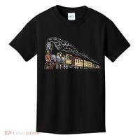 Steam Engine Model Train Lover Railwayman Driver Railroad Kids T-Shirt thumb 0