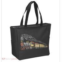 Steam Engine Model Train Lover Railwayman Driver Railroad Tote Bag thumb 2