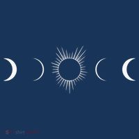 Solar Eclipse Moon Phases Totality USA-Made Doggie Bandana thumb 2