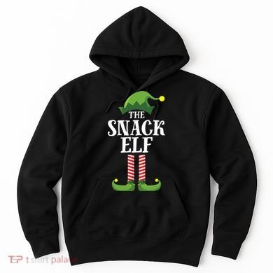 Snack Elf Matching Family Group Christmas Party Hoodie