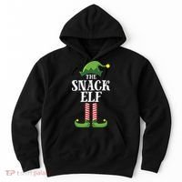 Snack Elf Matching Family Group Christmas Party Hoodie thumb 0