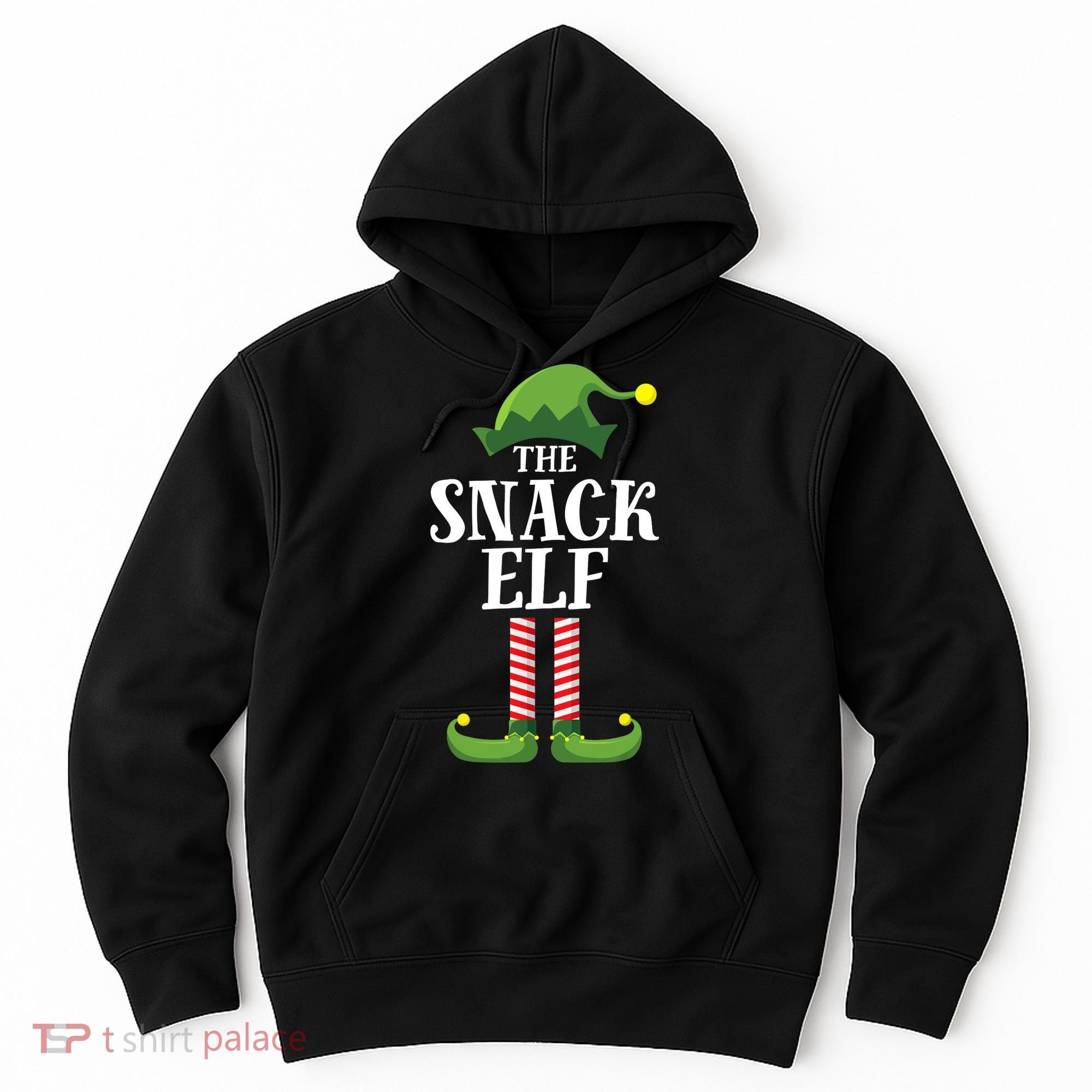 Snack Elf Matching Family Group Christmas Party Hoodie