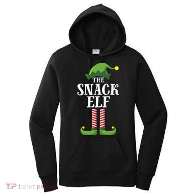 Snack Elf Matching Family Group Christmas Party Women's Hoodie