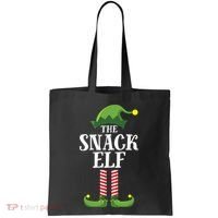 Snack Elf Matching Family Group Christmas Party Tote Bag thumb 0