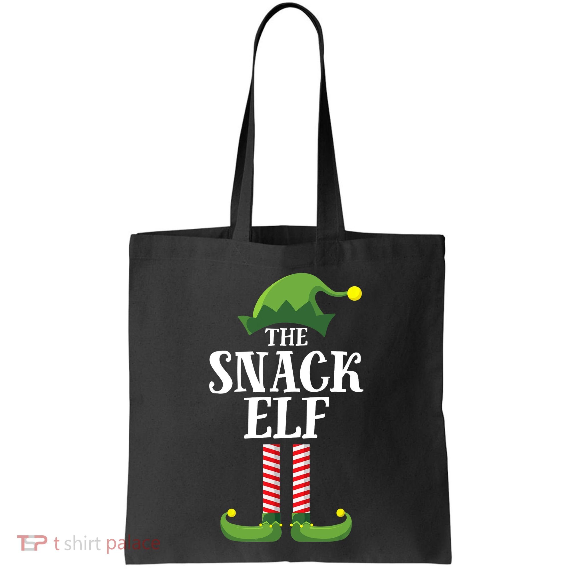 Snack Elf Matching Family Group Christmas Party Tote Bag