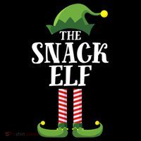Snack Elf Matching Family Group Christmas Party Mousepad thumb 1
