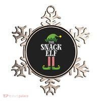 Snack Elf Matching Family Group Christmas Party Ornament thumb 0
