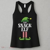 Snack Elf Matching Family Group Christmas Party Women's Tank Top thumb 3