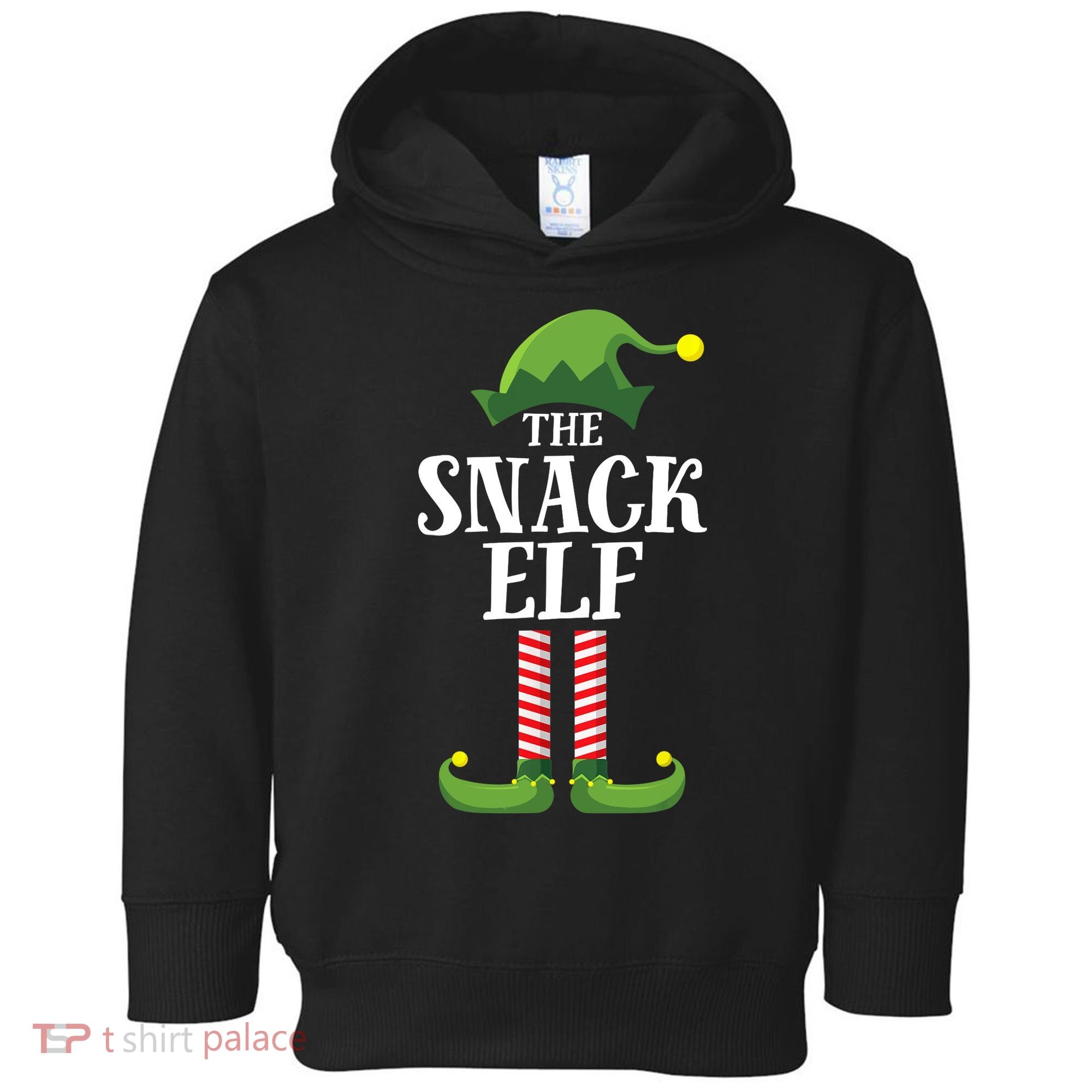 Snack Elf Matching Family Group Christmas Party Toddler Hoodie