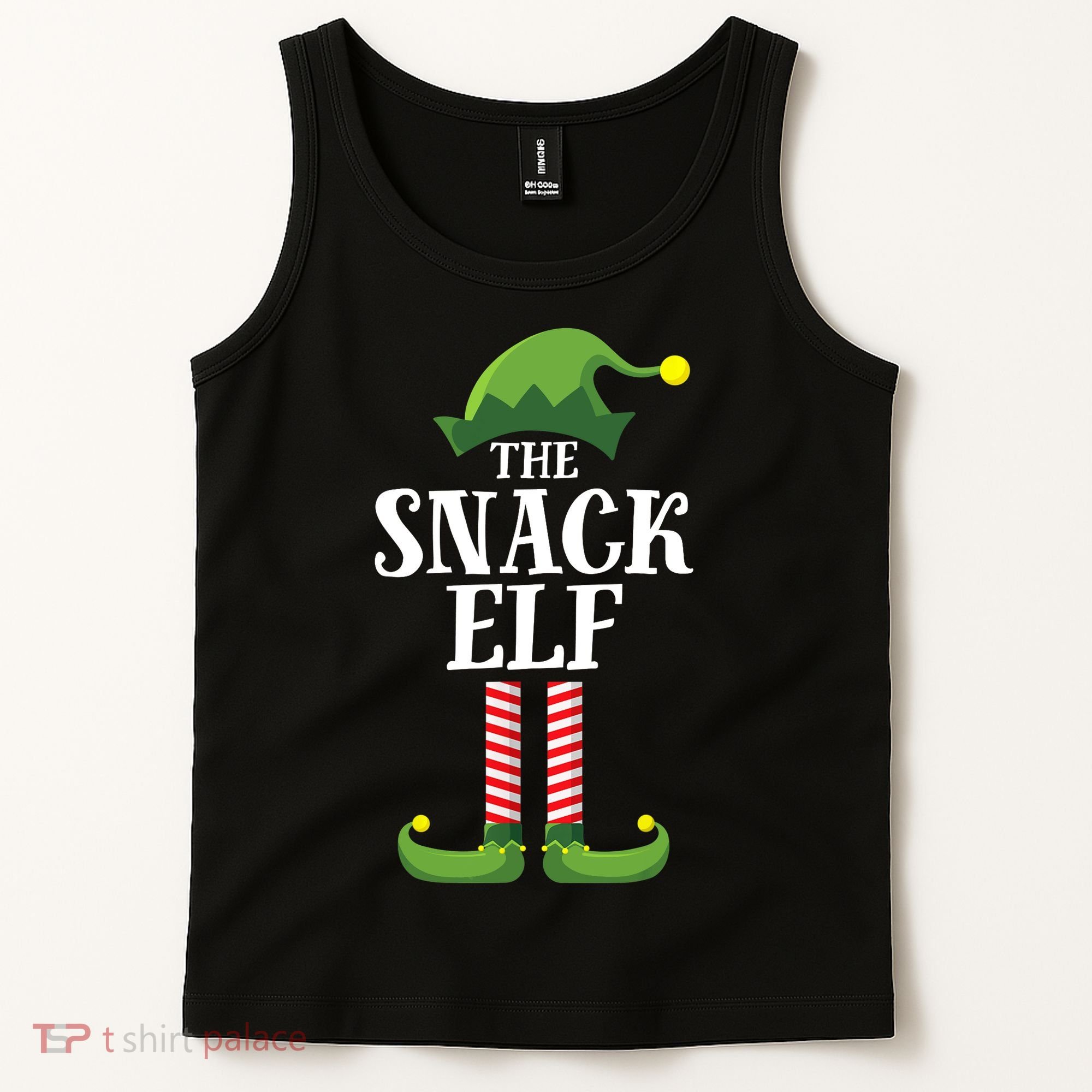 Snack Elf Matching Family Group Christmas Party Tank Top