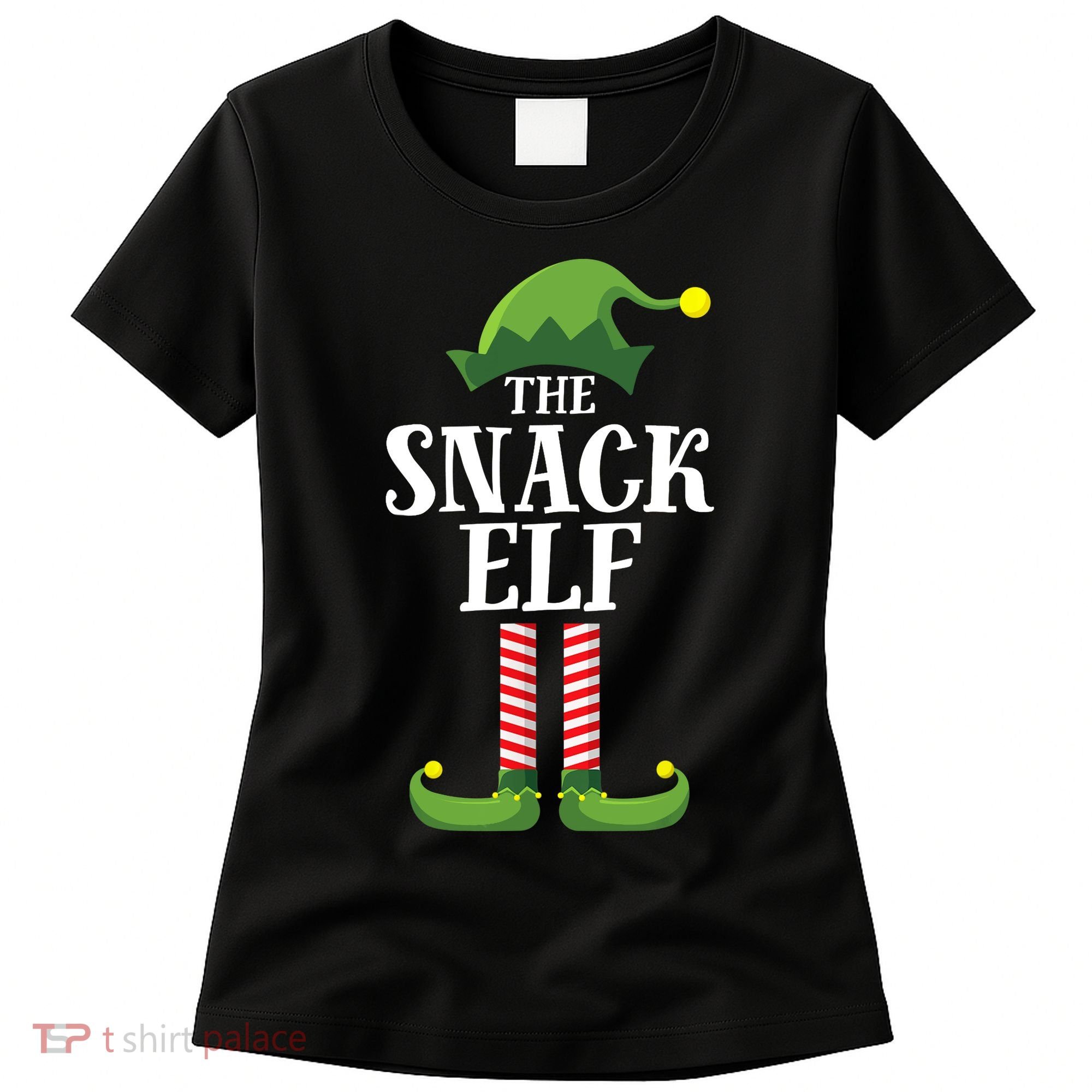 Snack Elf Matching Family Group Christmas Party Women's T-Shirt