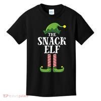 Snack Elf Matching Family Group Christmas Party Kids T-Shirt thumb 0
