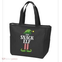 Snack Elf Matching Family Group Christmas Party Tote Bag thumb 3