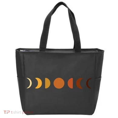 Solar Eclipse Moon Tote Bag