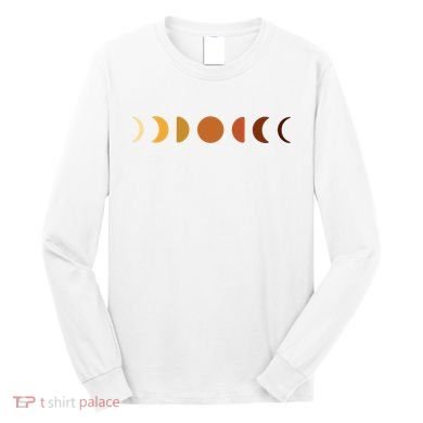 Solar Eclipse Moon Long Sleeve Shirt