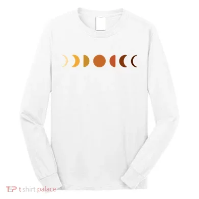 Solar Eclipse Moon Long Sleeve Shirt