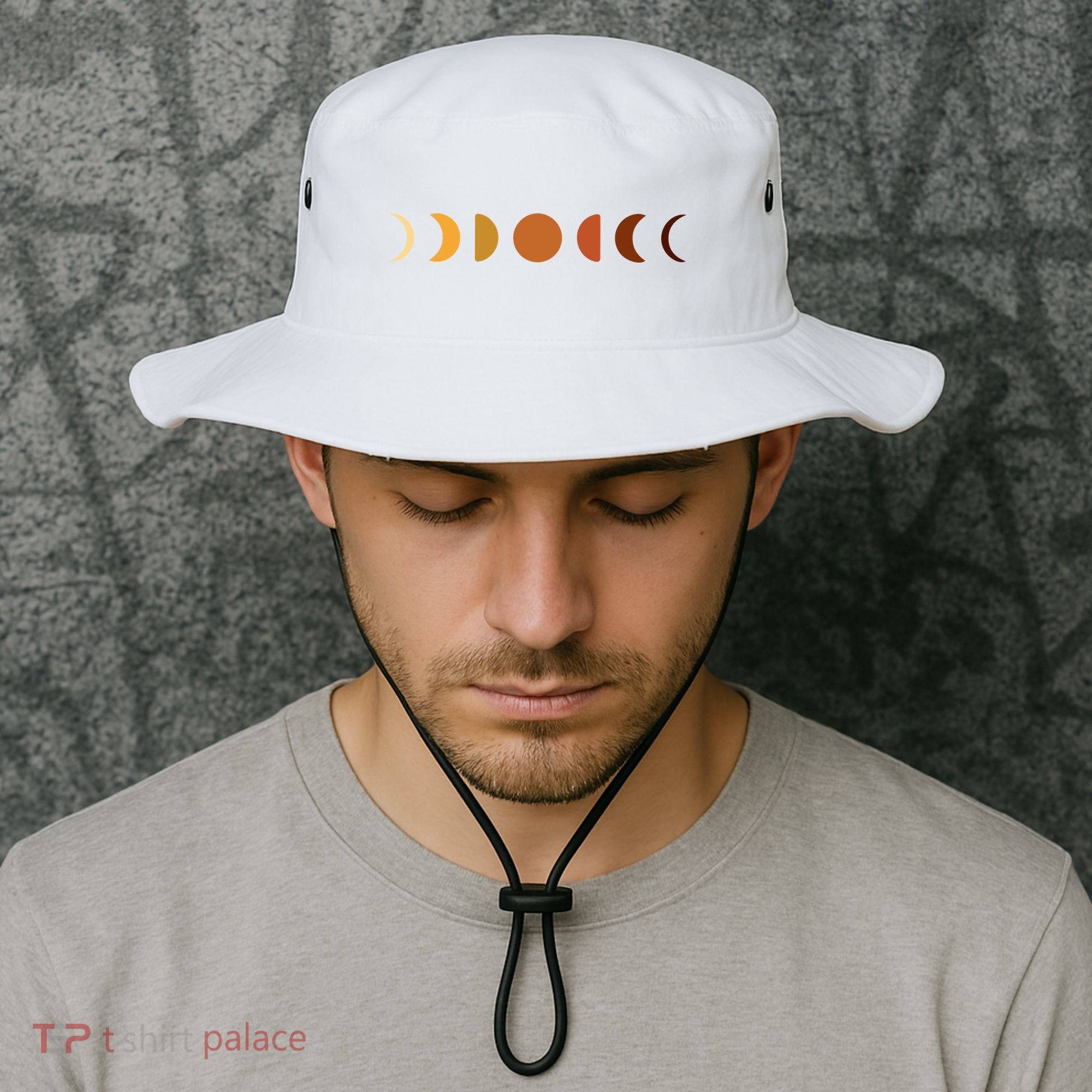 Solar Eclipse Moon Bucket Hat