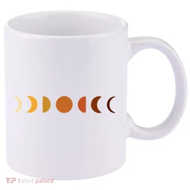 Solar Eclipse Moon 11oz C Handle Ceramic Mug