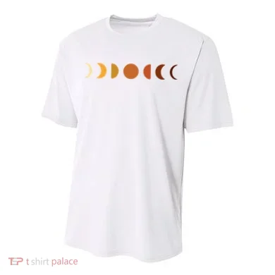 Solar Eclipse Moon Youth Performance Sprint T-Shirt