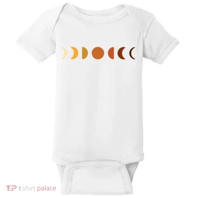 Solar Eclipse Moon Baby Bodysuit