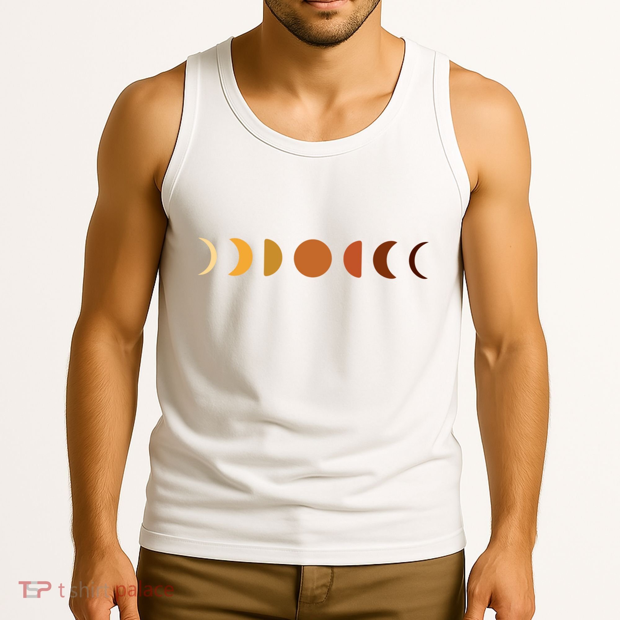 Solar Eclipse Moon Tank Top