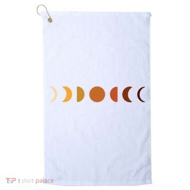 Solar Eclipse Moon Golf Towel